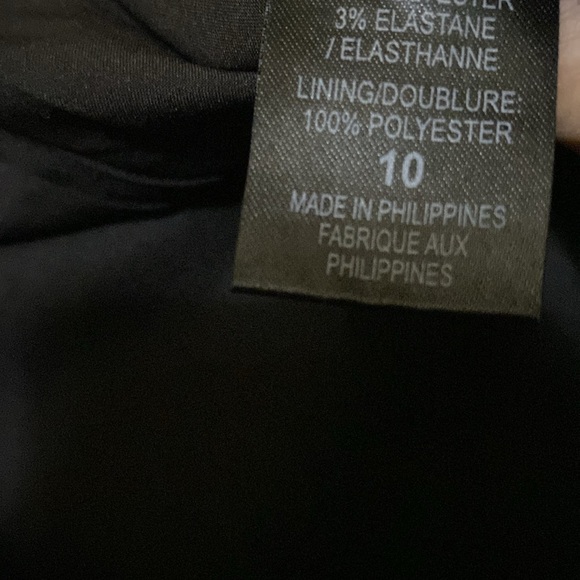 Short Charcoal Jacket size 10 Tahari - Picture 5 of 6